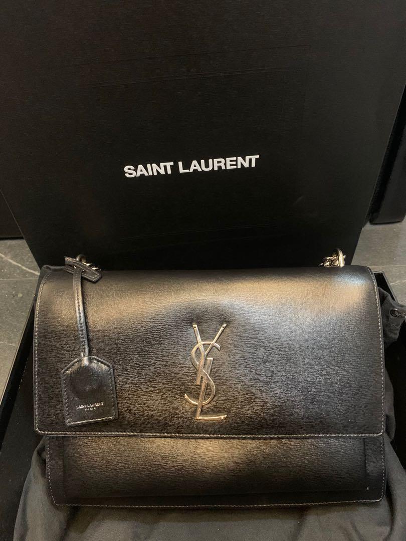 Saint Laurent Sunset Bag Large, Luxury, Bags & Wallets On Carousell
