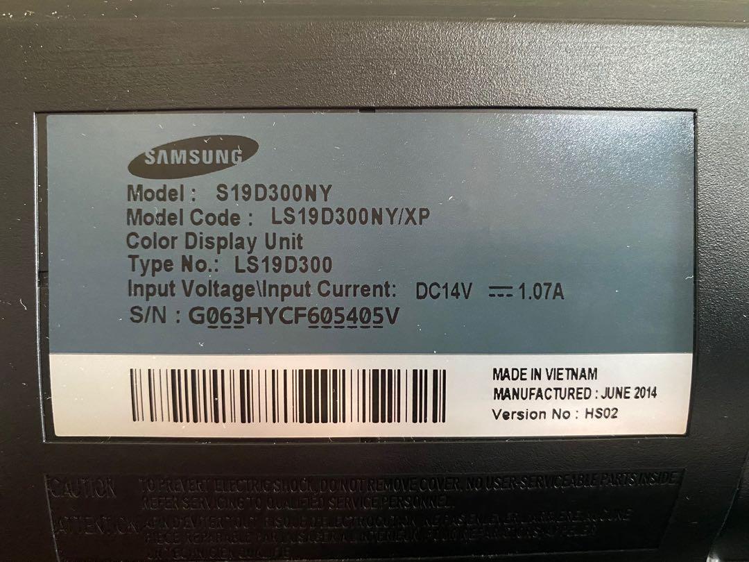 Samsung Monitor S19D300, Computers 
