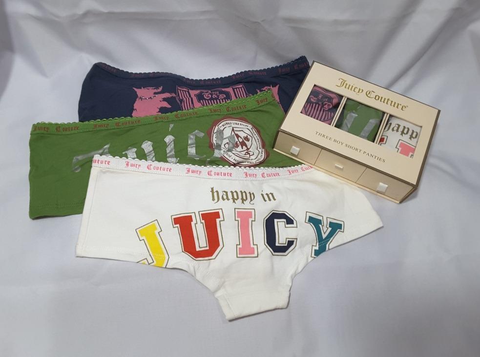 Stylish Juicy Couture Vintage Panties with Heart Box