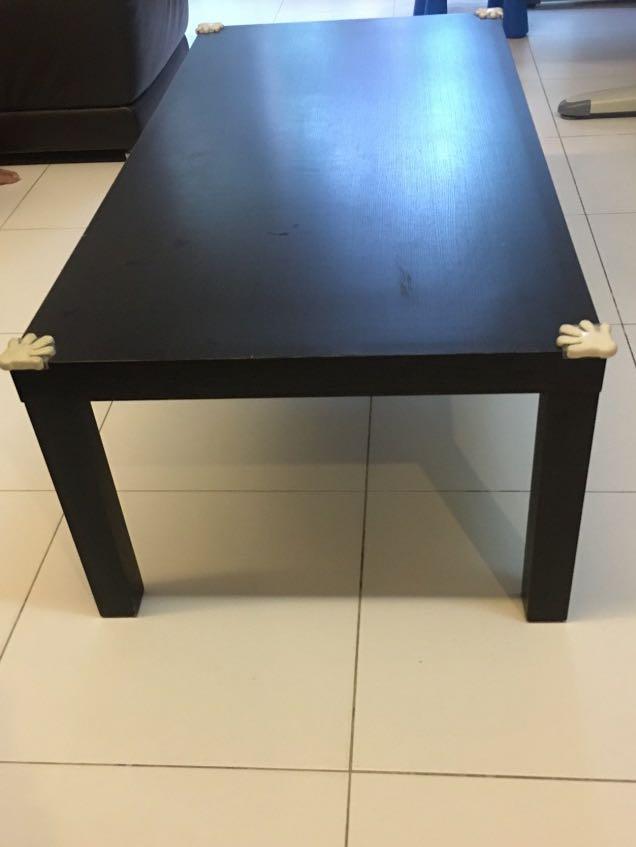 SOLID WOOD COFFEE TABLE(not ikea !!), Furniture & Home Living ...
