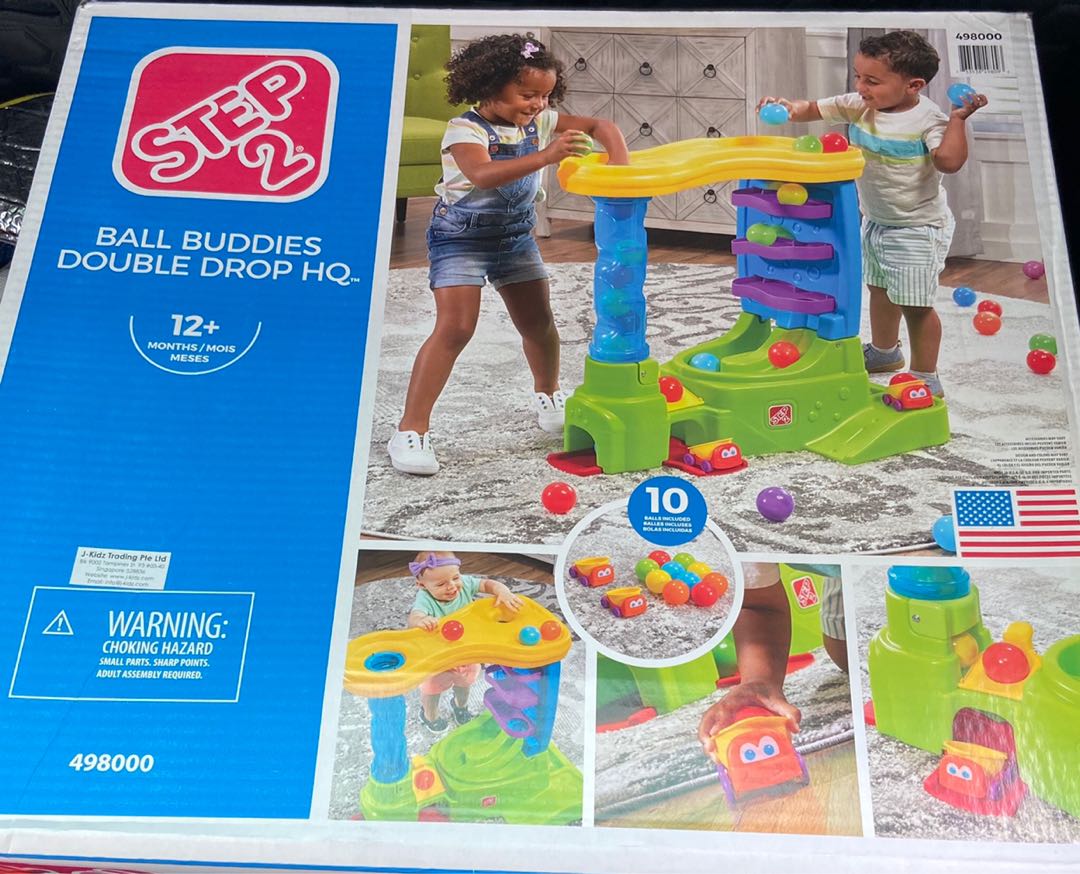 Step2 Ball Buddies Double Drop HQ Toddler Ball Activity Toy 