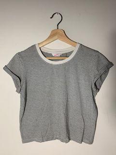 Stripped Cropped Tee