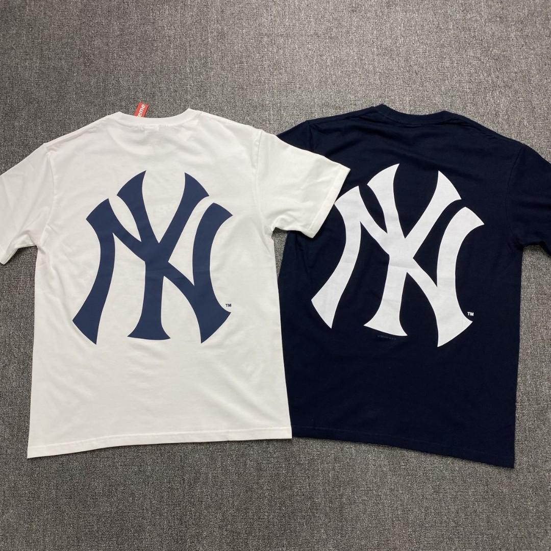 SUPREME X NY YANKEE 15ss BOX LOGO, Men's Fashion, Tops & Sets