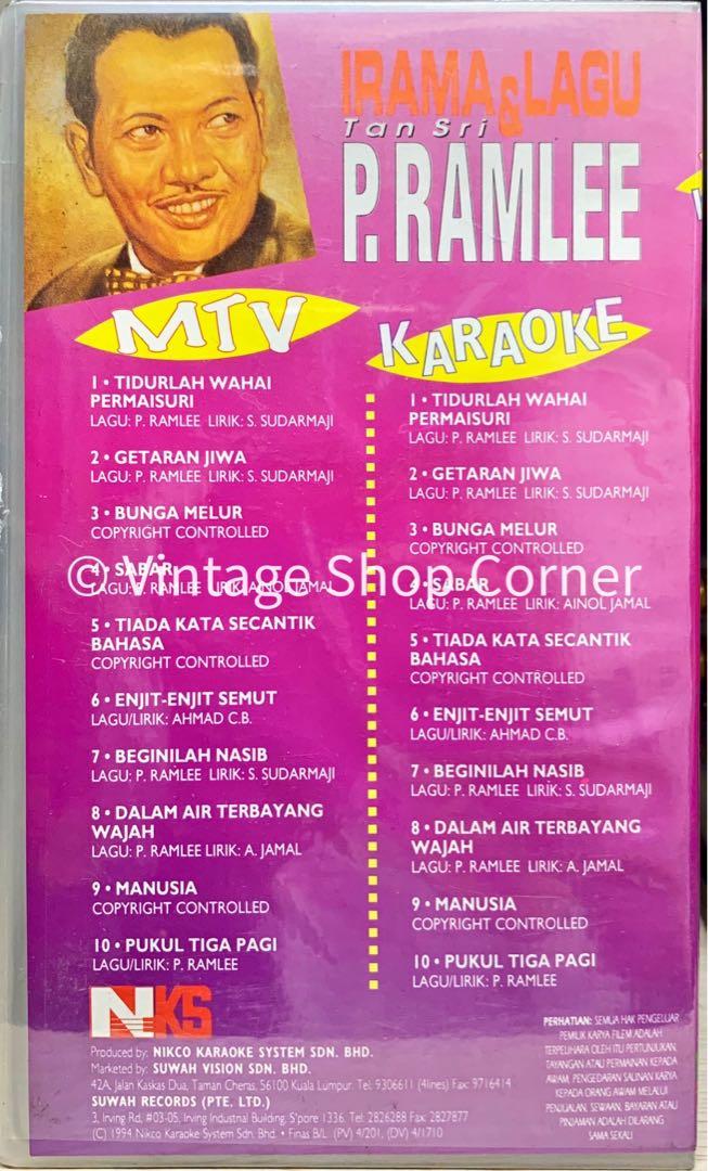 Vhs Tape Tan Sri P Ramlee Mtv Karaoke Irama Lagu Vhs Video Tape Vol 1 Vintage Collection Sealed Music Media Cd S Dvd S Other Media On Carousell