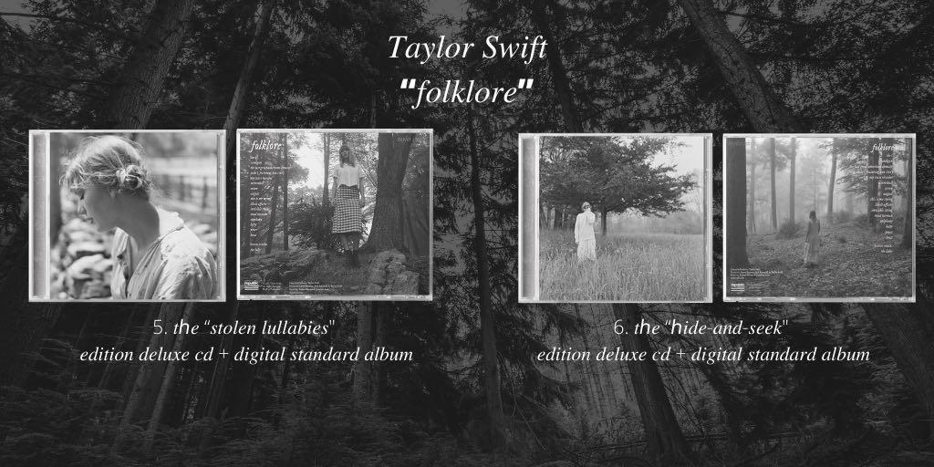 Taylor Swift Folklore Album Music Media Cd S Dvd S Other Media On Carousell
