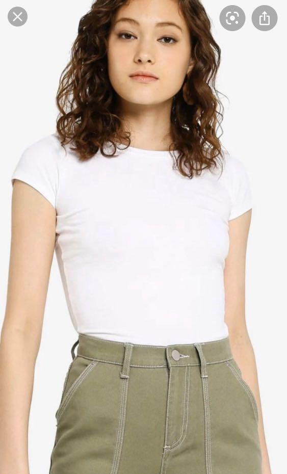 white lycra top