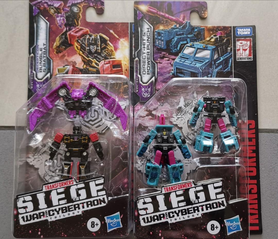 Transformers Siege Micromasters  Power Punch & Direct Hit in stock MISB 