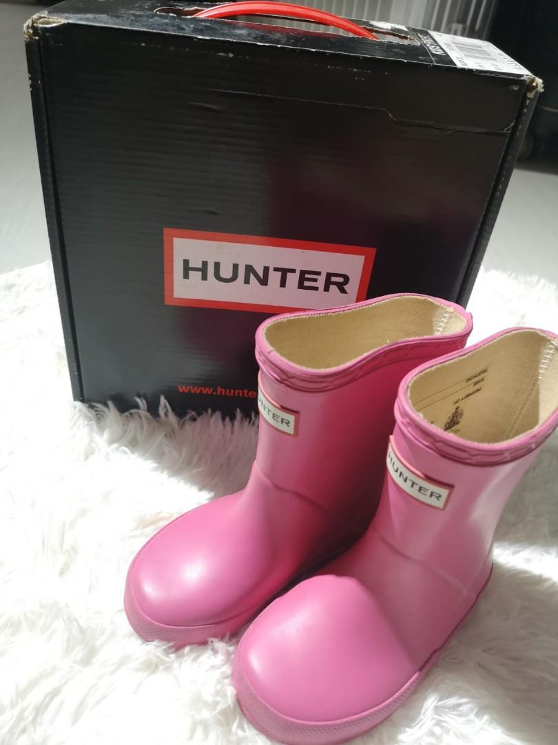 UK 5 girls HUNTER Boots, Babies \u0026 Kids 
