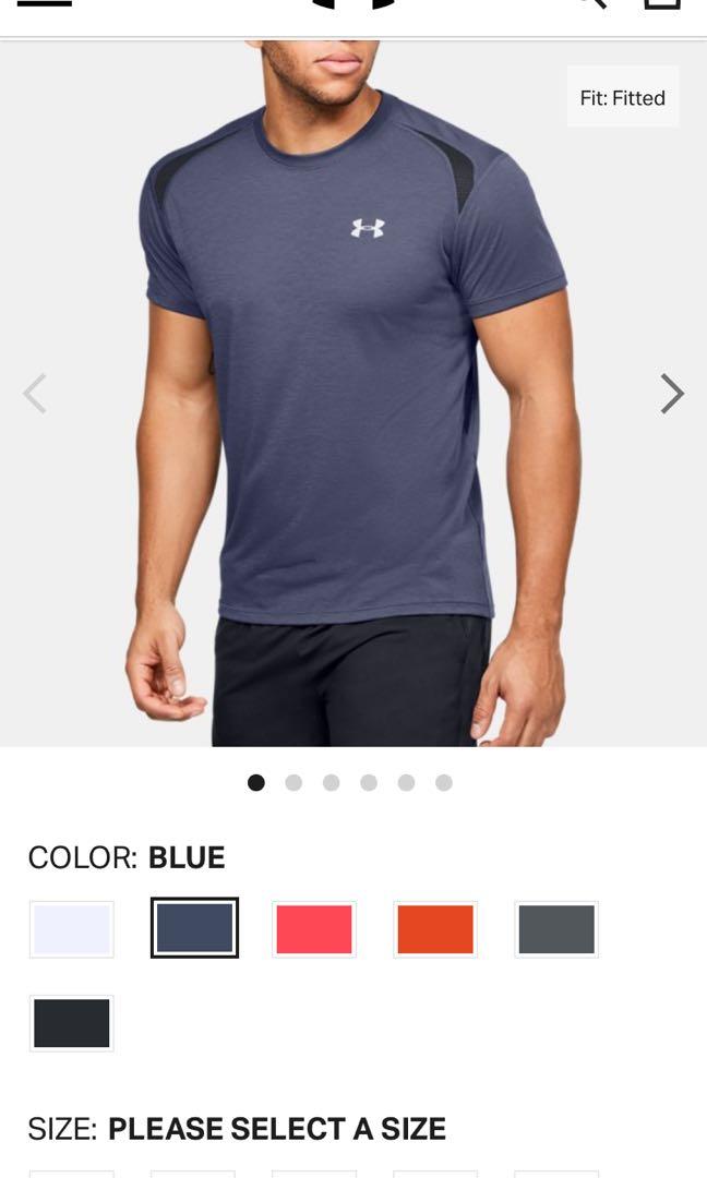 under armour streaker short sleeve