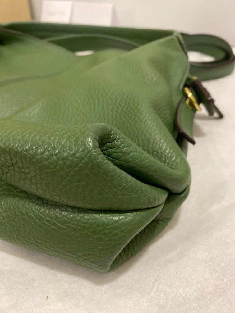 USED - Rabeanco leather bag in green, Luxury, Bags & Wallets, Handbags ...