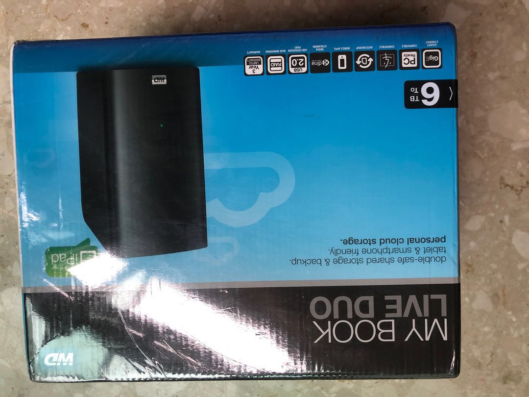 Wd My Book Live Duo 6tb Electronics Others On Carousell