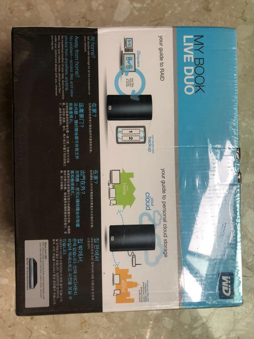 Wd My Book Live Duo 6tb Electronics Others On Carousell