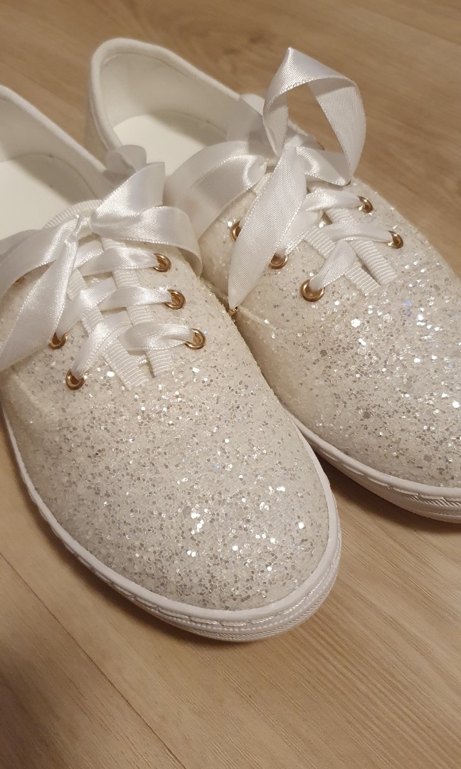 glitter wedding sneakers