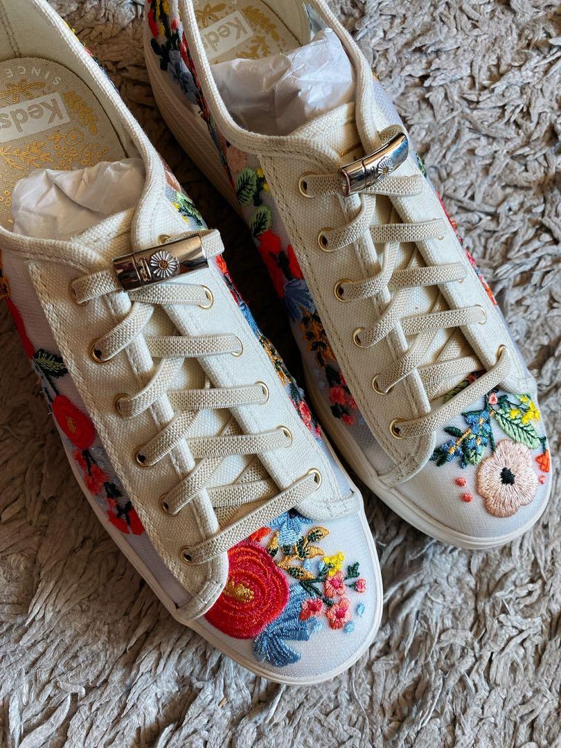 keds embroidered sneakers