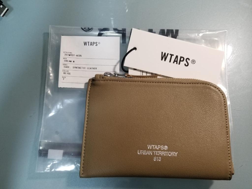WTAPS CREAM / WALLET. SYNTHETIC LEATHER折り財布