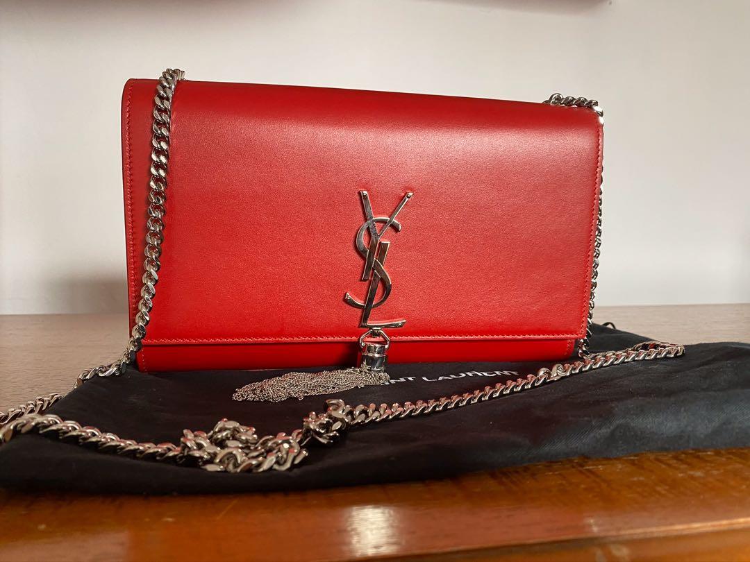 Kate medium with tassel in grain de poudre outlet embossed leather