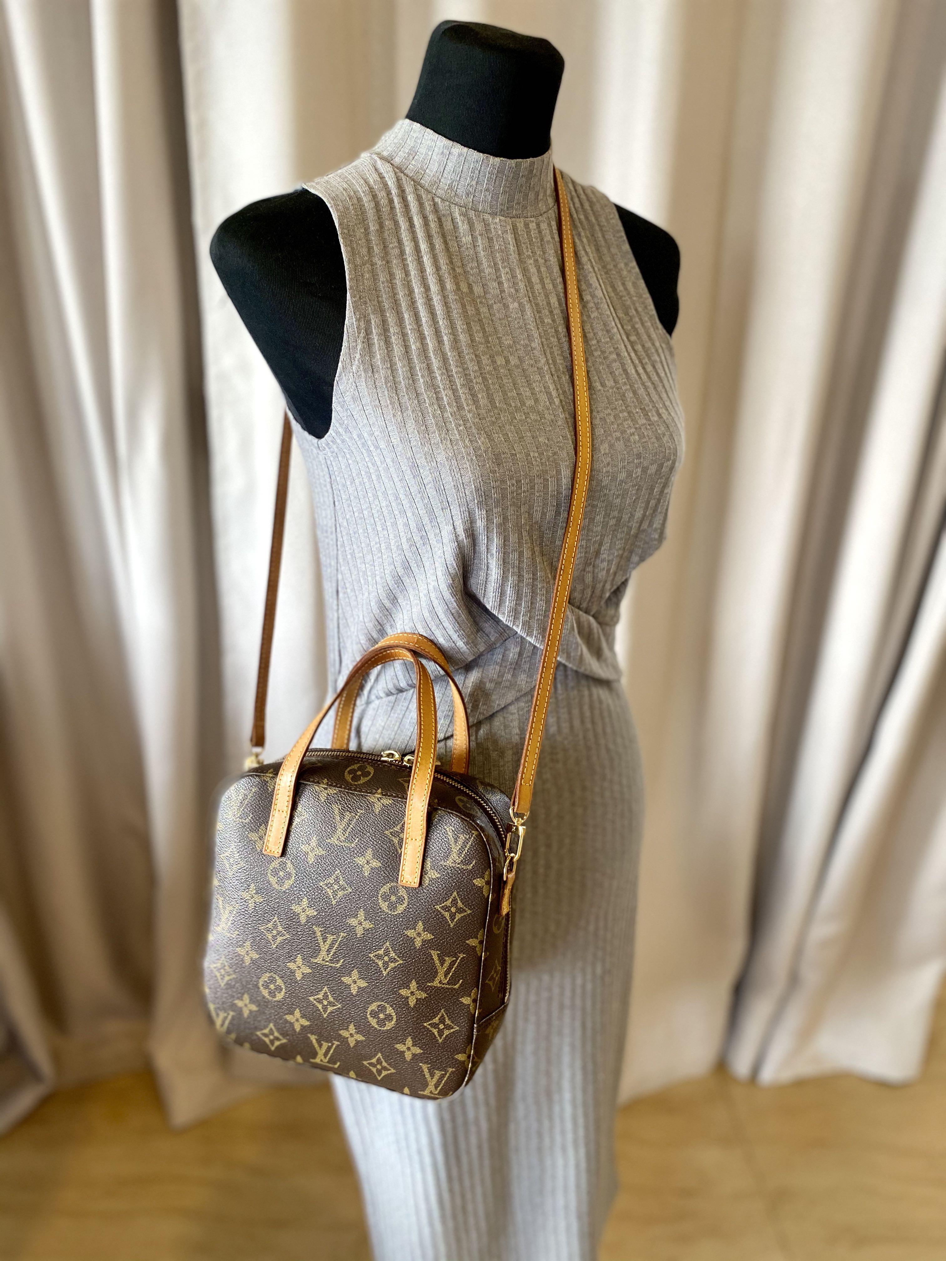 Louis Vuitton Spontini Shoulder Bag diagonal hanging 2WAY Hand Bag Monogram