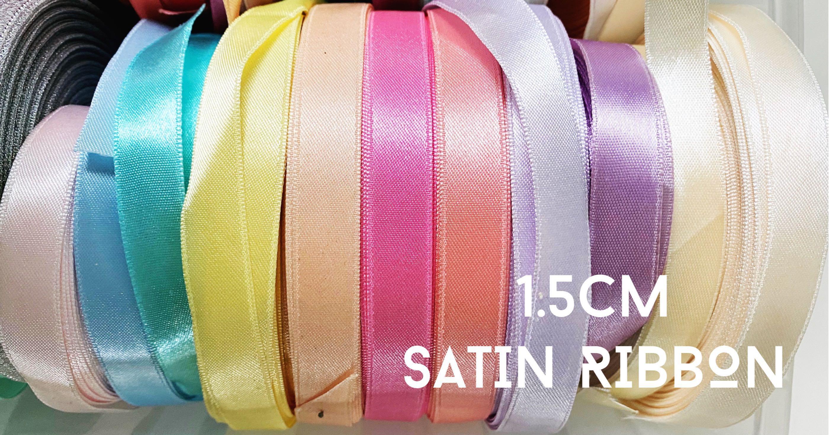 1.5cm satin ribbon per yard for sale Hobbies Toys Stationery