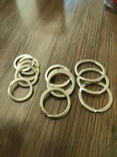 25mm/30mm/35mm Metal Key Ring Key Chain Flat Design