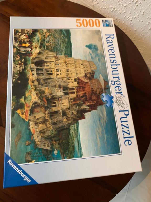 5000 Piece Ravensburger Puzzle Of Tower Of Babel Hobbies Toys Toys Games On Carousell