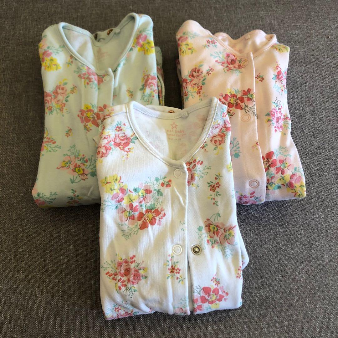 next baby girl babygrows