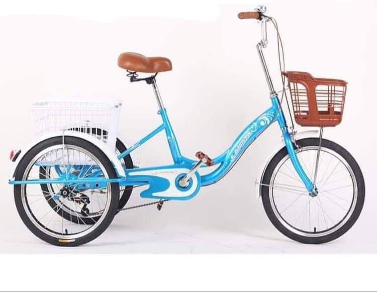 3 WHEELED BIKE WITH 2 BASKETS Sports Equipment Bicycles Parts