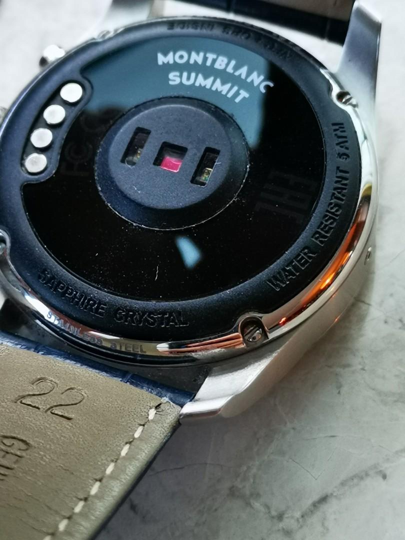 Montblanc Summit 2 smart watch not iphone apple watch
