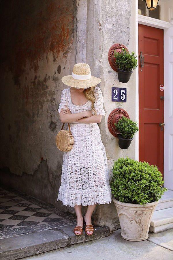 Self-Portrait Floral Guipure Lace Midi Dress authentic SP, Women's  Fashion, Tops, Sleeveless on Carousell