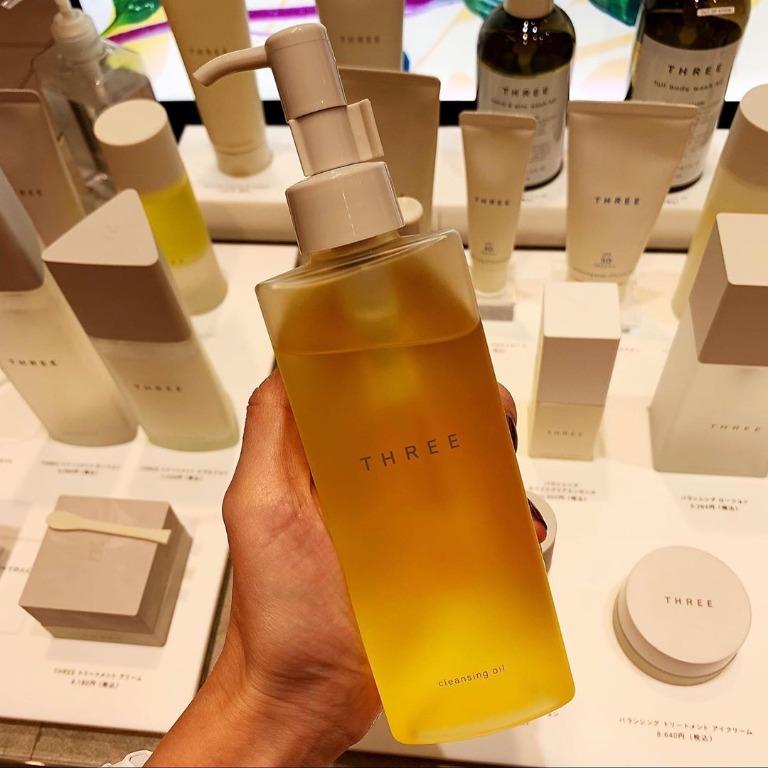 歡迎零售批發 Three 卸妝油新款185ml 美容 化妝品 皮膚護理 面部 面部護理 Carousell