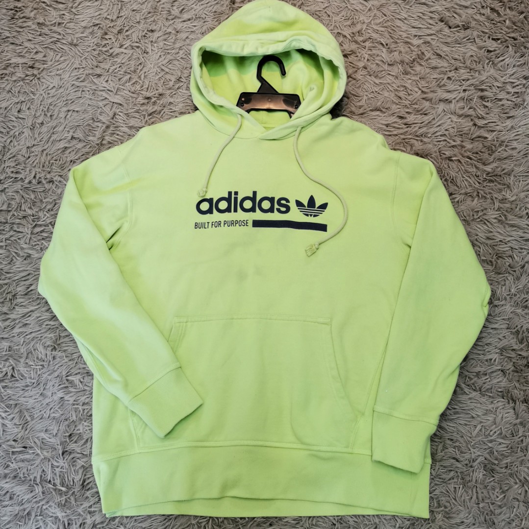 lime green adidas hoodie