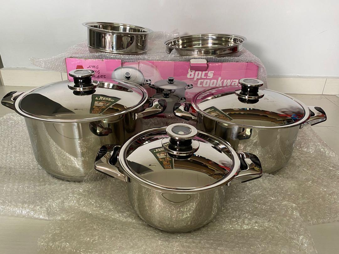 Rena Ware 6 piece set of waterless cookware, Furniture & Home Living,  Kitchenware & Tableware, Cookware & Accessories on Carousell