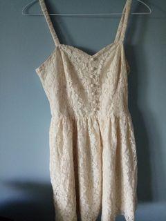 American Eagle white lace dress