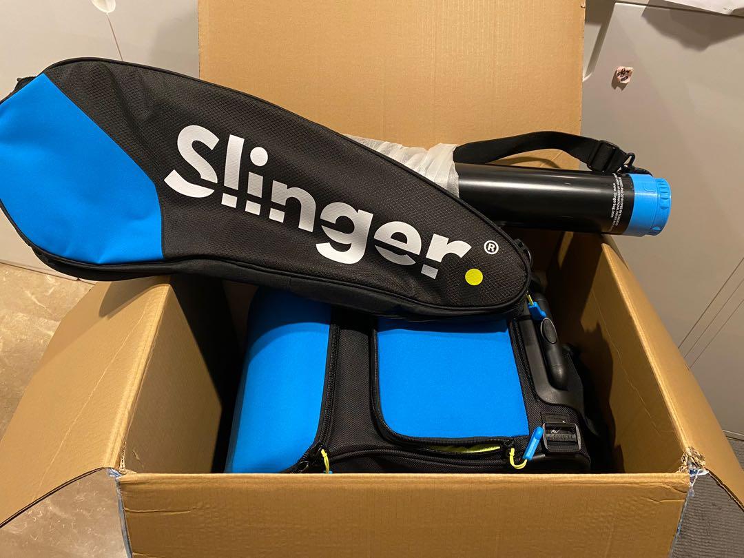 Angry Wife Sale Bnib Slinger Tennis Ball Machine With 3 Year Warranty Sports Sports Games Equipment On Carousell