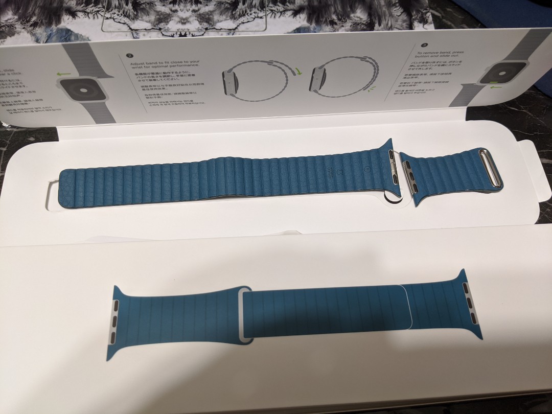 Apple Watch Peacock Leather Loop 42 44mm