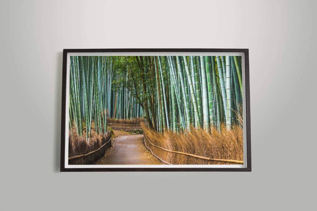 Arashiyama Bamboo Forest Kyoto Japan Home Decoration Wall Art Nature Landscape Poster Canvas Print Design Craft Art Prints On Carousell