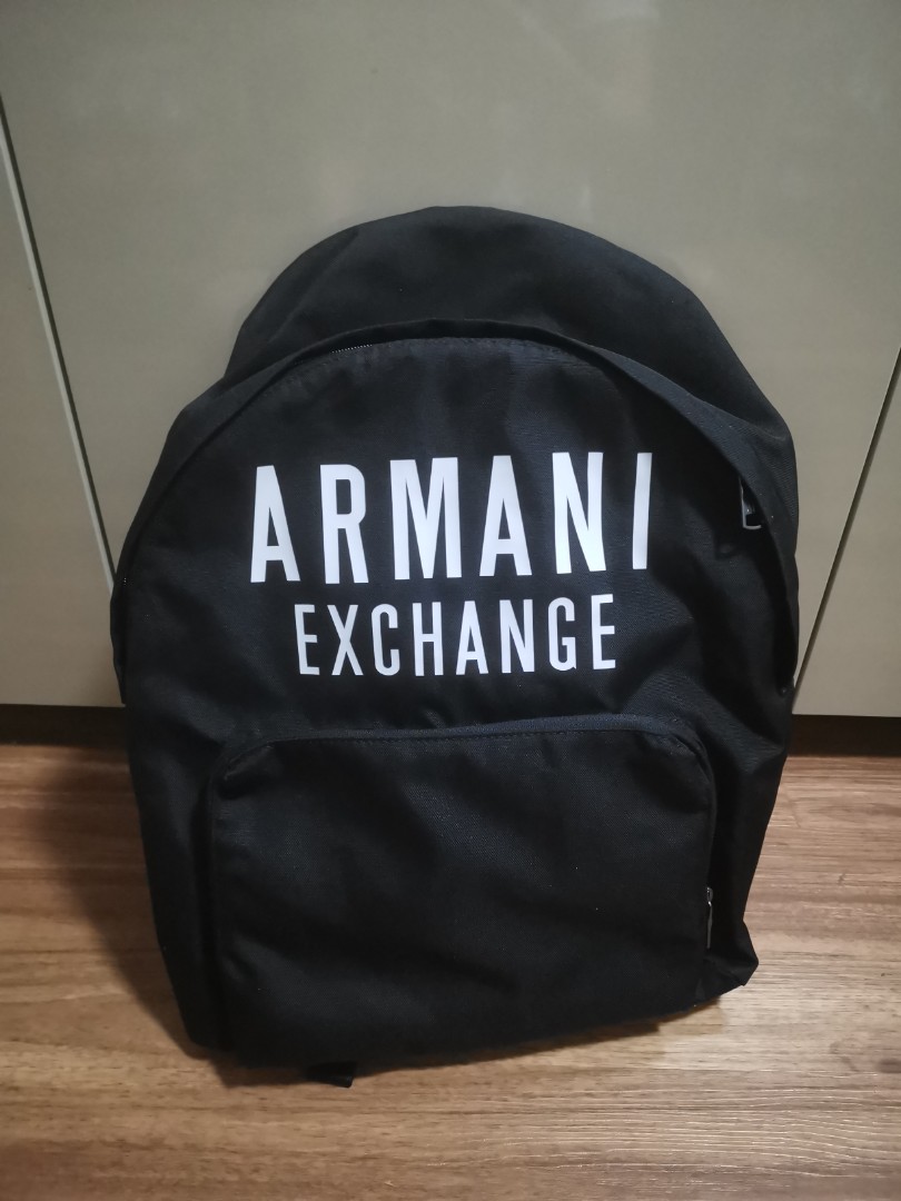 armani exchange mens backpack