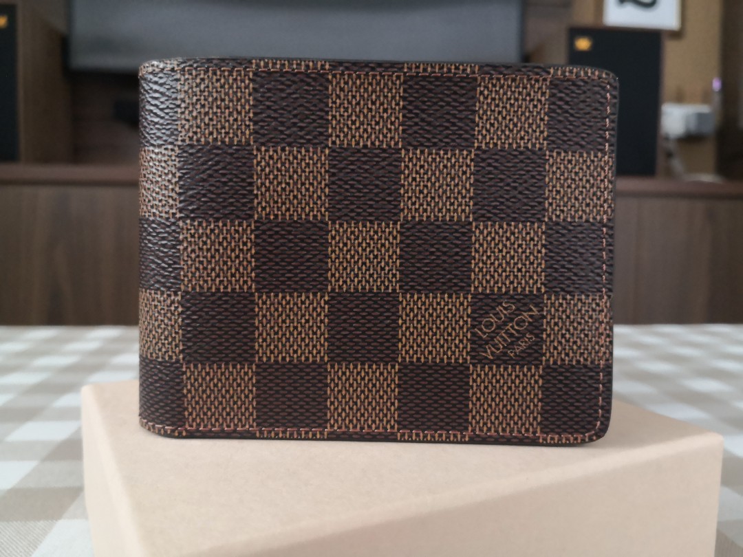 Authentic Louis Vuitton Men's Slender Wallet, Luxury, Bags