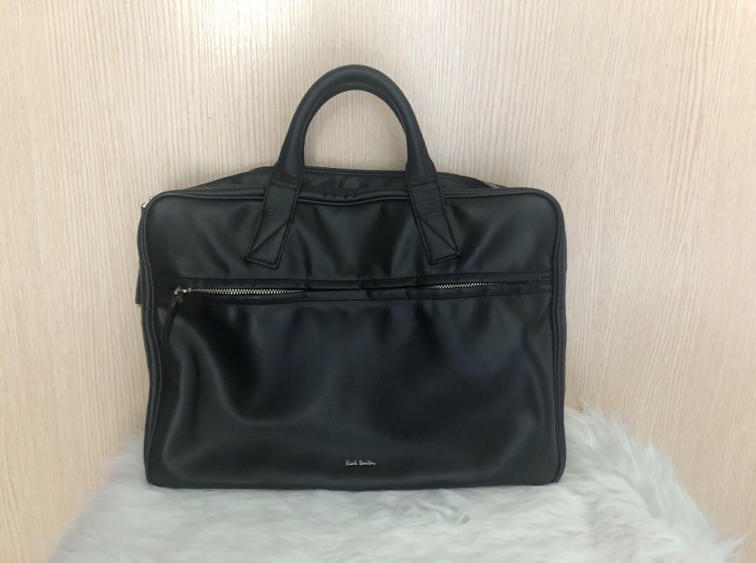 paul smith leather briefcase