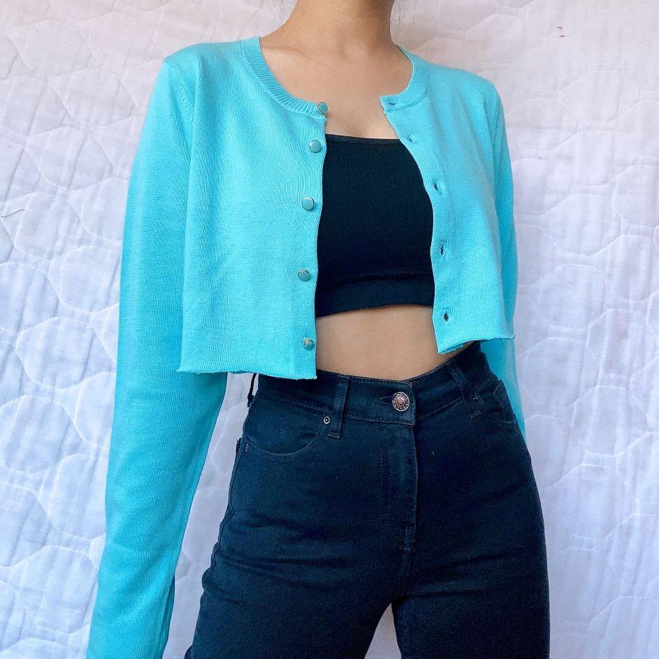 banana republic cropped cardigan