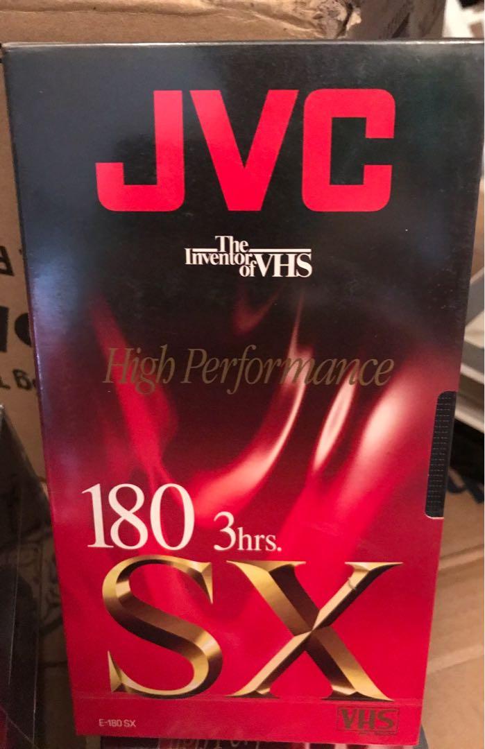 Blank VHS tapes JVC 8 pieces remaining, Hobbies & Toys, Music & Media