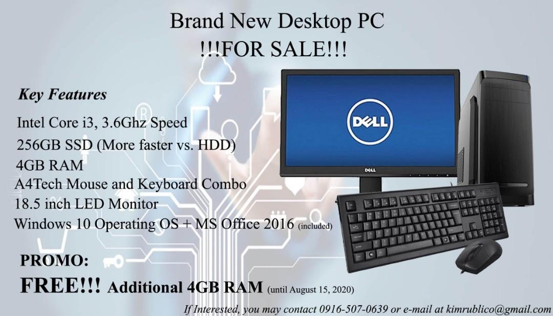 Brand New Desktop! Cheap Price! Best Specs, Computers & Tech, Desktops