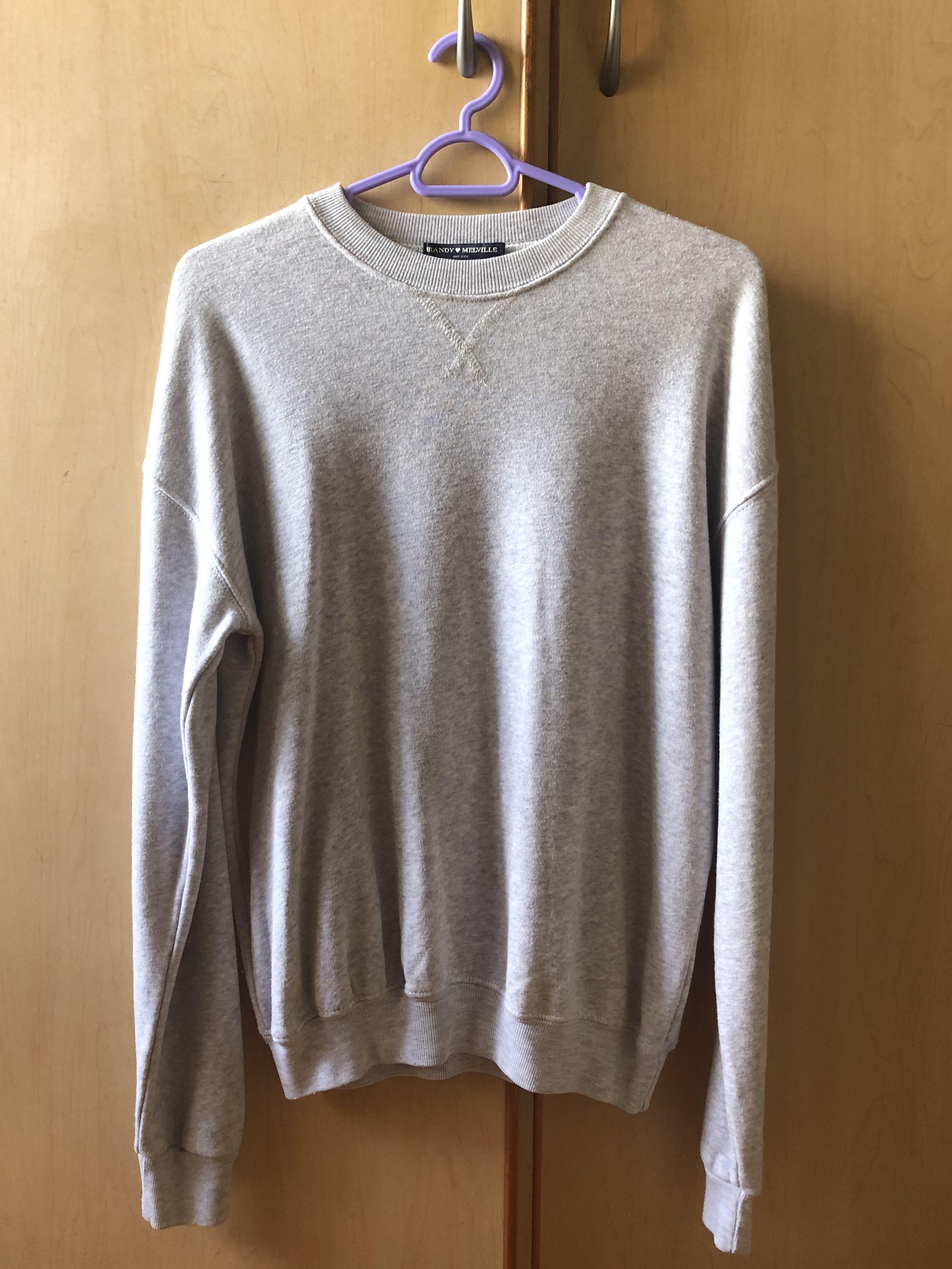 brandy melville grey sweater