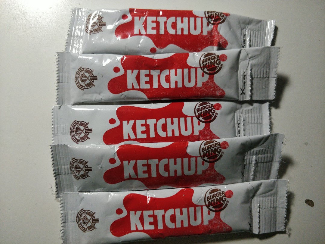 Burger King ketchup sauce, Food & Drinks, Spice & Seasoning on Carousell