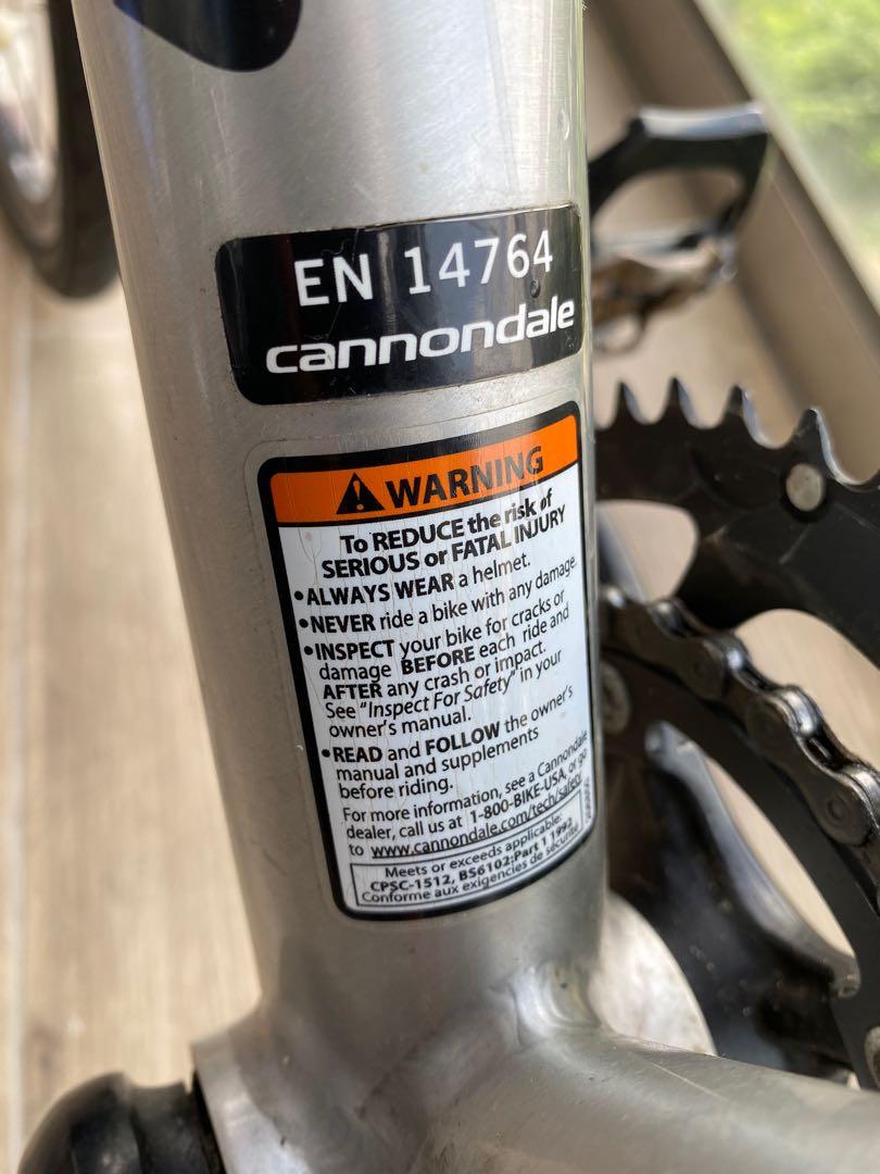 Cannondale Quick CX3 Hybrid Bike Sports Equipment Bicycles
