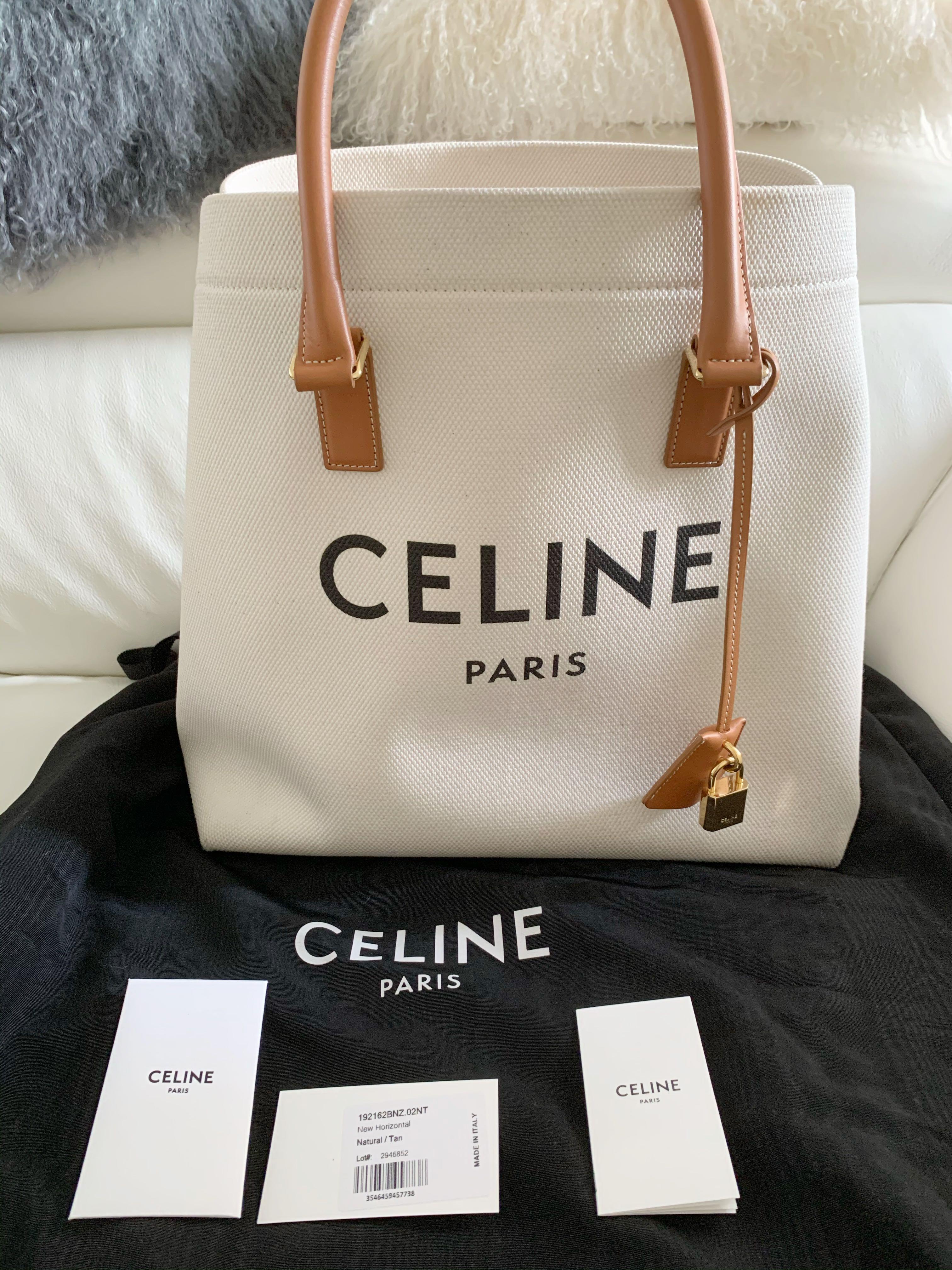 celine cabas canvas tote