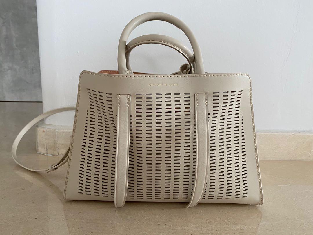 Charles and keith outlet laser cut bag