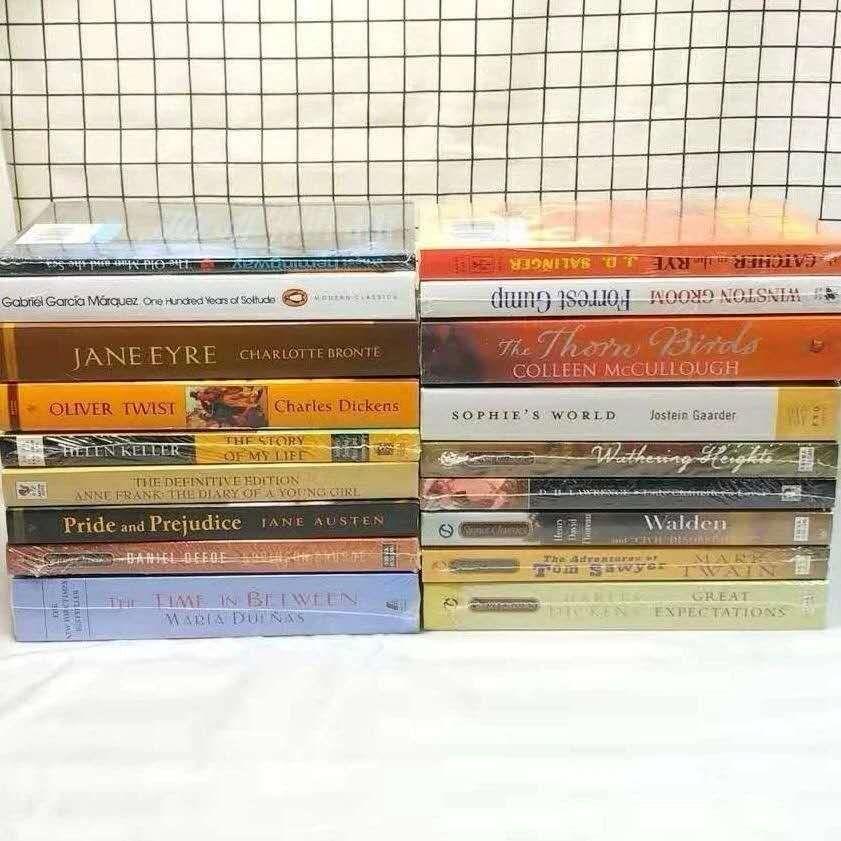 Classic Literature Books 20 Books Pride Prejudice Wuthering Heights Walden And Civil Disobedience The Old Man And The Sea Sophie S World Thorn Birds Forrest Gump Etc Books Stationery Fiction On Carousell