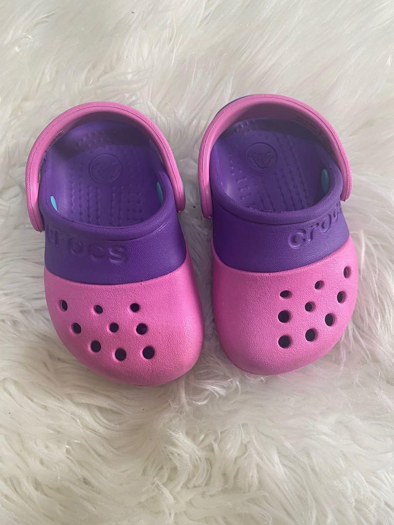 baby purple crocs
