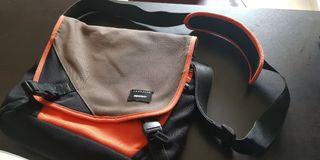 PRICE REDUCED!! CRUMPLER The Skivvy Small Laptop Messenger Bag - khaki, orange, black