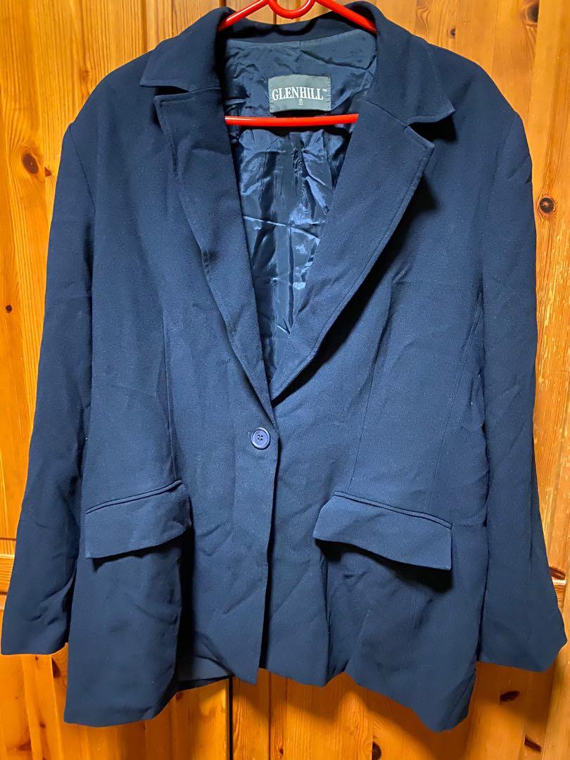 navy jacket size 22